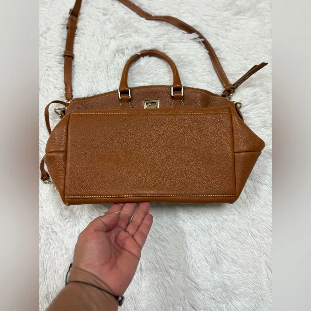 Dooney & Bourke Tan Leather Satchel